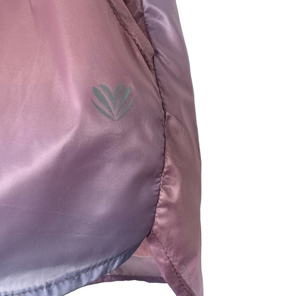 Forever 21 Womens Athletic Ombre High Waist Lined Shorts Sz Medium Pink Purple - Picture 5 of 11